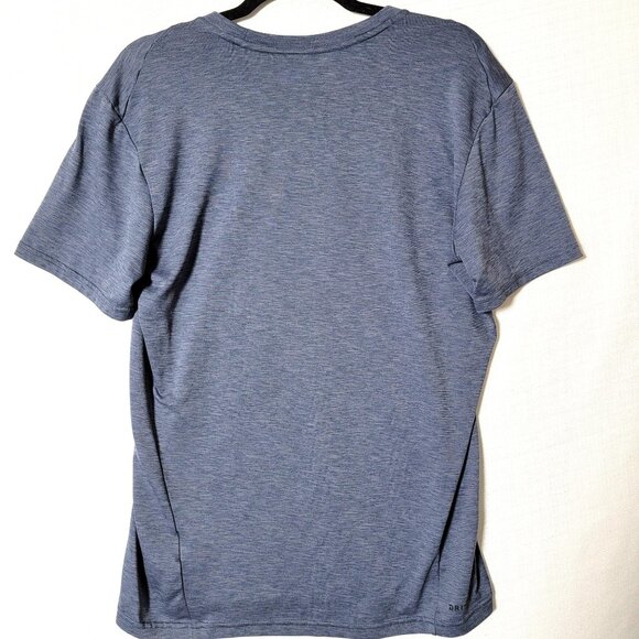 Nike Dri Fit T-Shirt Adult Sz M Short Sleeve Crew Neck Swoosh Logo Blue Pink - Picture 2 of 11